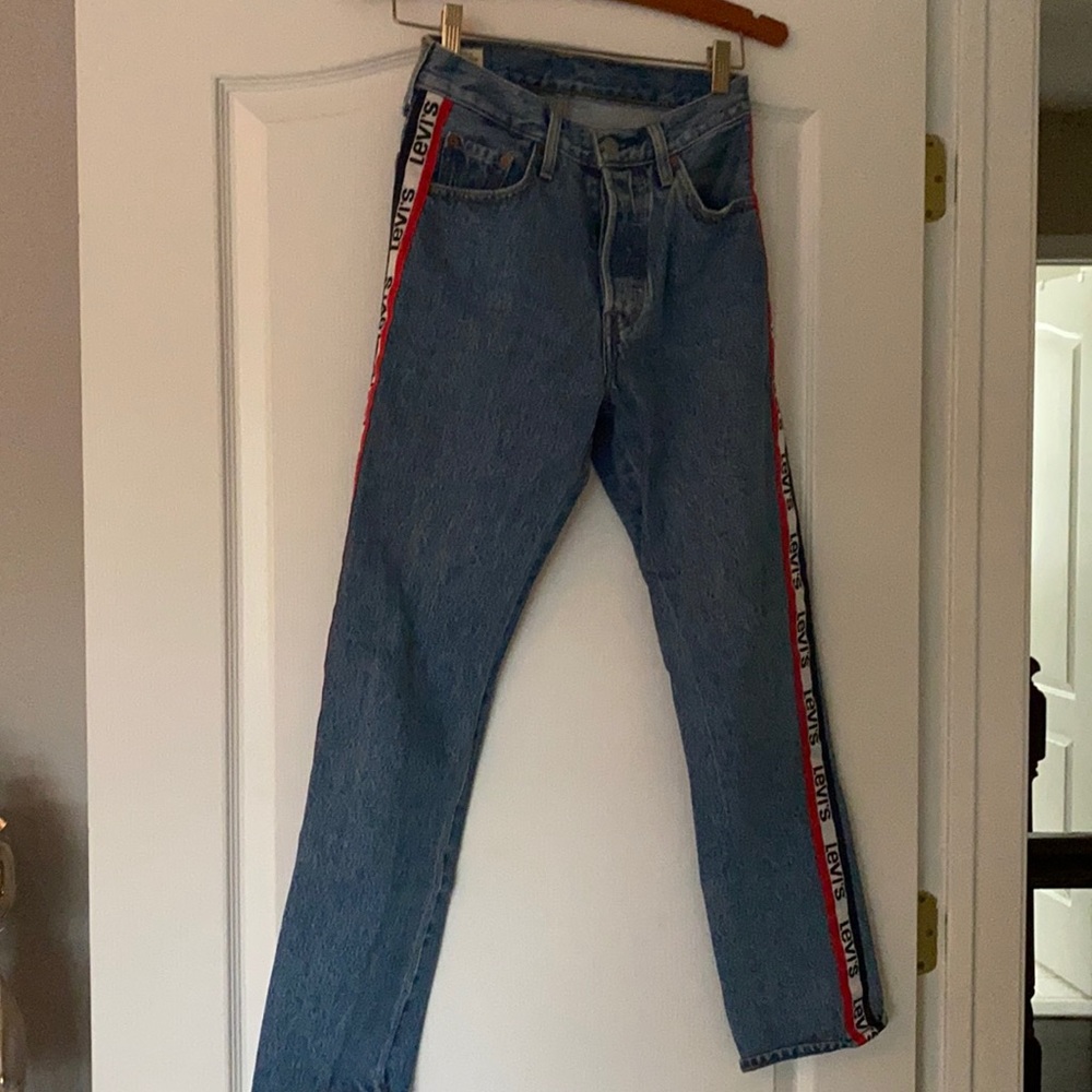 Levi’s branded tape jeans
